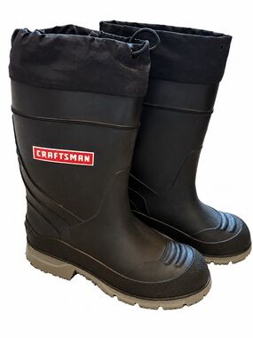 Craftsman steel-toed rain/snow boots in excellent condition